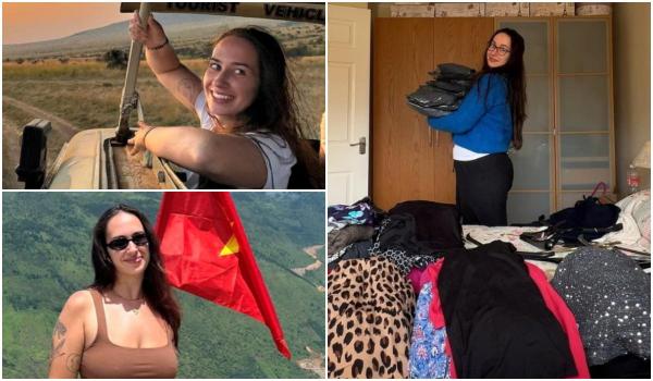 O tânără şi-a vândut hainele pe Vinted pentru a călători în lume. Suma impresionantă pe care a strâns-o