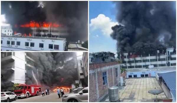 Cel puţin 28 de morţi într-un incendiu la o fabrică de încălţăminte din China