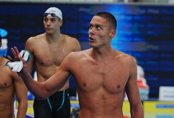 David Popovici s-a calificat în finala probei de 100 m liber la Europenele de nataţie cu cel mai bun timp