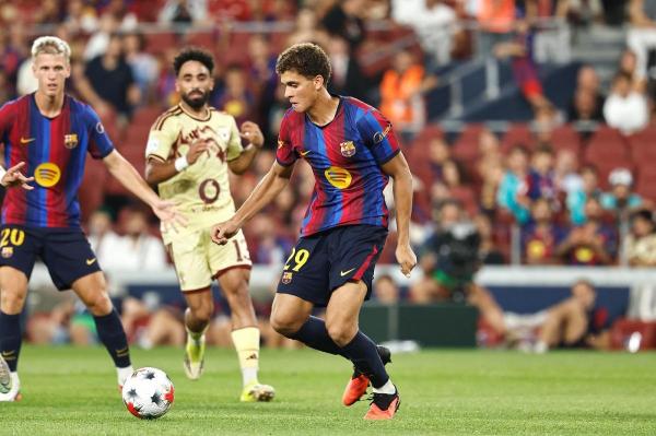 Puştiul Hamza Abdelkarim a marcat un gol pentru FC Barcelona, în amicalul cu Al Ahly