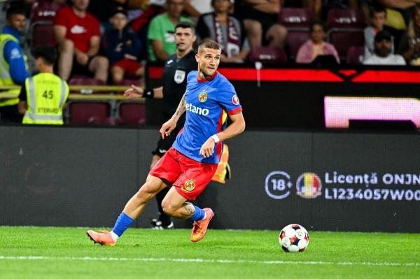Daniel Bîrligea, atacantul FCSB, aşteptat să ajungă la Frosinone, în Serie A
