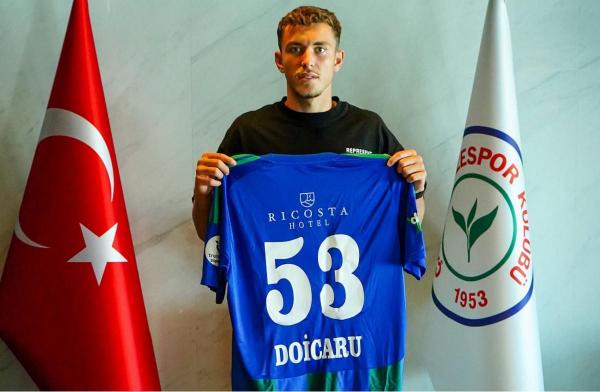 Iustin Doicaru a ales tricoul cu numărul 53 la Rizespor