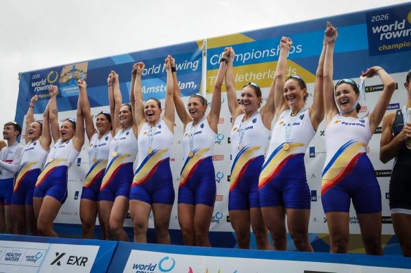 România a câştigat trei medalii de aur la Campionatul Mondial de canotaj