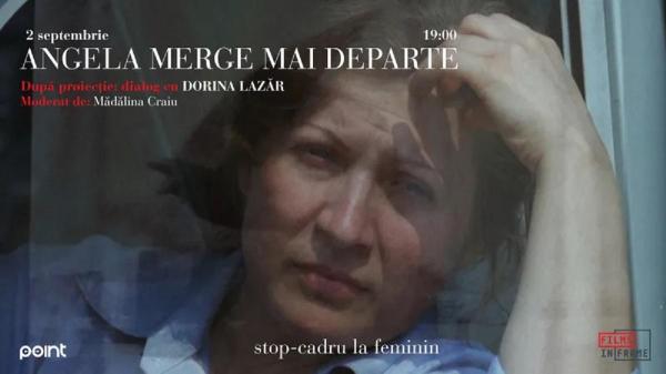 Spectacolul "Angela merge mai departe" se joacă miercuri, 2 septembrie, la Point Hub din Bucureşti