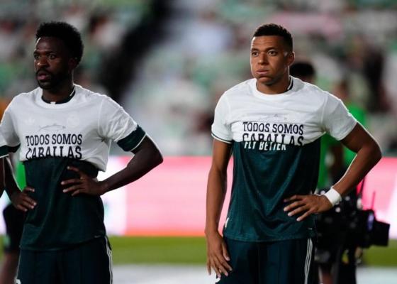 Mbappé, Vinicius și Konaté au ascuns pe tricouri mesajul de susținere pentru locuitorii din Ceuta