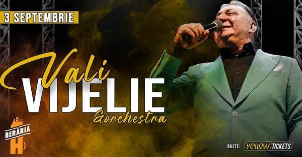 Vali Vijelie susţine un concert joi, 3 septembrie, în Berăria H din Bucureşti
