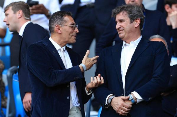 Ferran Soriano (dreapta) este directorul executiv al lui Manchester City