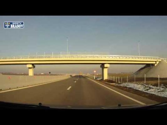 După 10 ani, centura colitoare a Braşovului este gata. Ultimul tronson, finalizat şi inaugurat în prezenţa ministrului Transporturilor