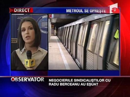 Metroul se opreste