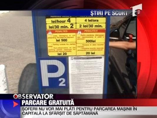 Parcarea gratuita