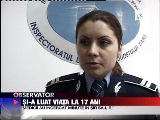 Si-a luat viata la 17 ani