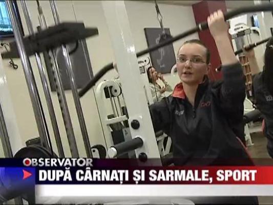 Dupa sarmale si carnati, sport