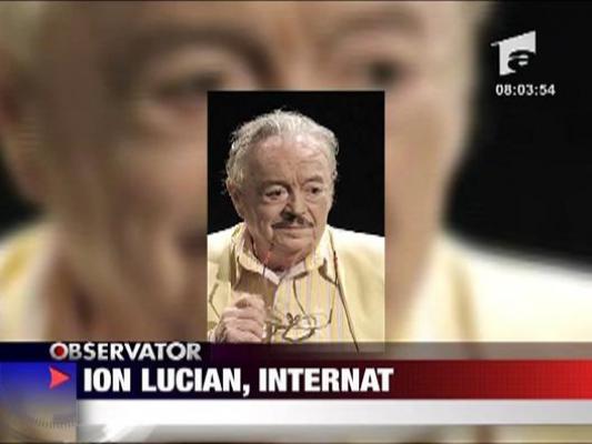 Ion Lucian, internat