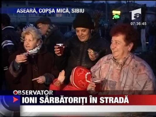 Ioni sarbatoriti in strada