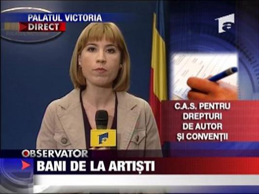 Bani de la artisti