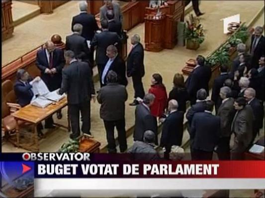 Buget votat de Parlament