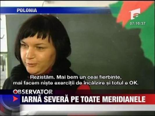 Iarna crunta pe continente