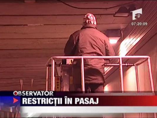 Restrictii in pasaj