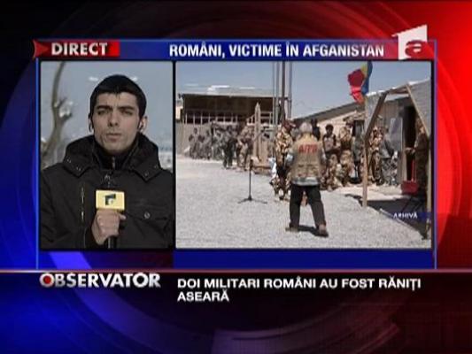 2 militari romani au fost raniti in Afganistan