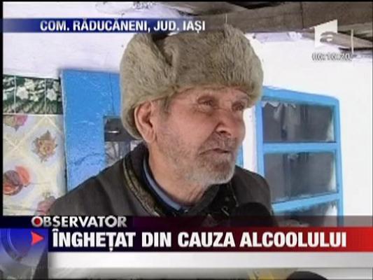 Mort de frig, din cauza bauturii