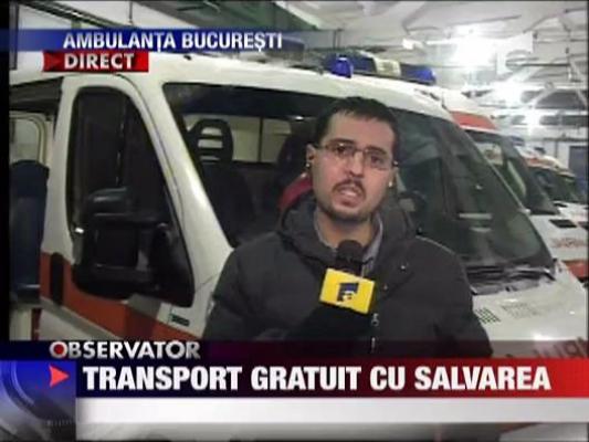 Transport gratuit cu salvarea