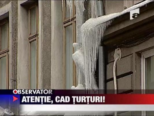 Atentie, cad turturi!