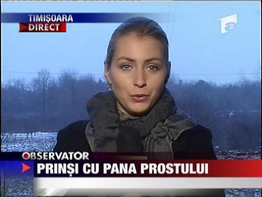 Doi hoti de masini prinsi dupa ce au facut "pana prostului"