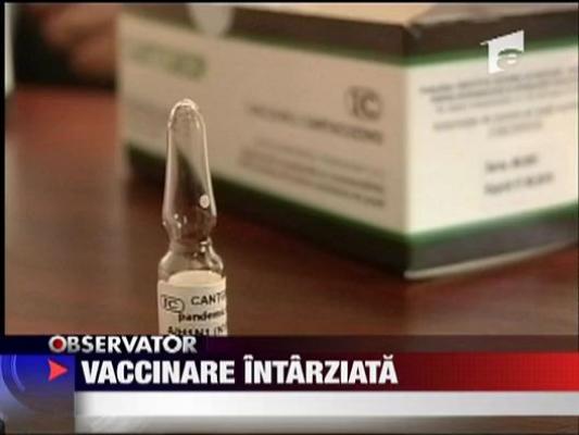 Vaccinarea copiilor contra gripei AH1N1 mai intirzie