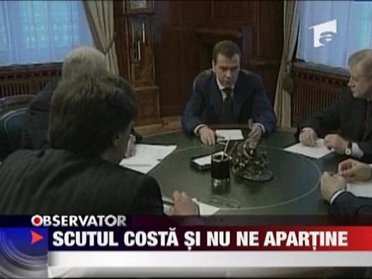 Scutul costa si nu ne apartine