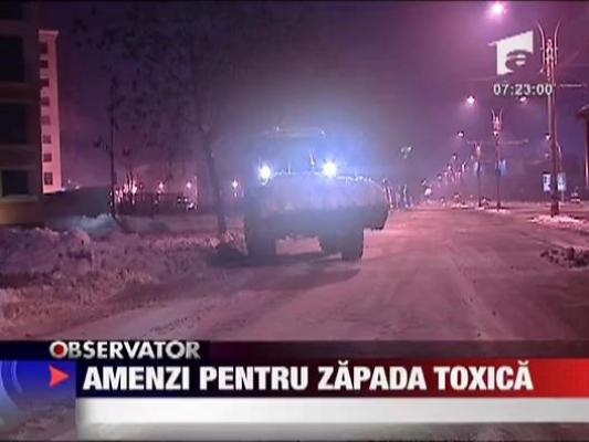 Amenzi pentru zapada toxica