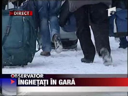 Cod portocaliu in Gara de Nord