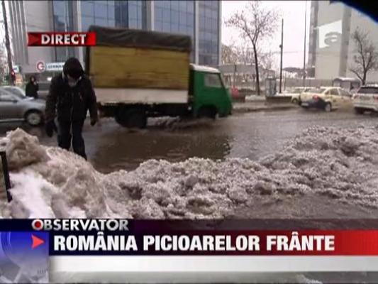 Multi oameni au ajuns la spital cu oase rupte