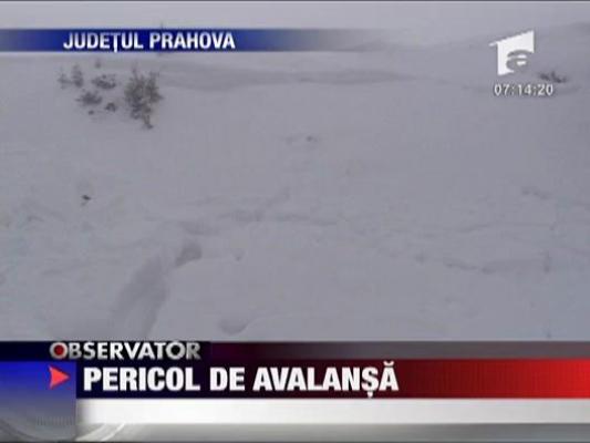Pericol de avalansa