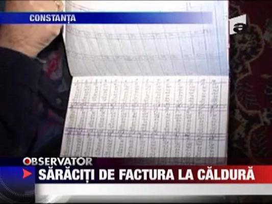 Saraciti de factura la caldura