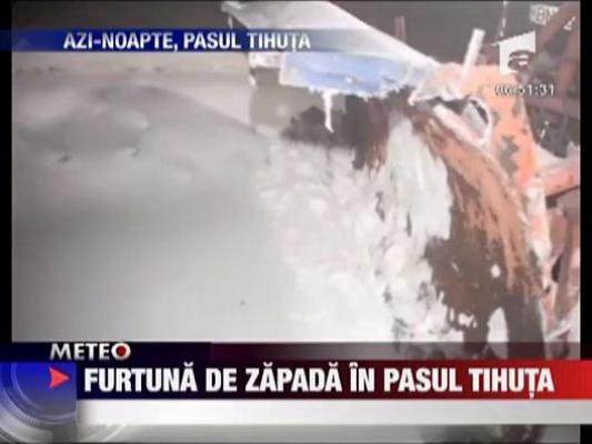 Furtuna de zapada in Pasul Tihuta