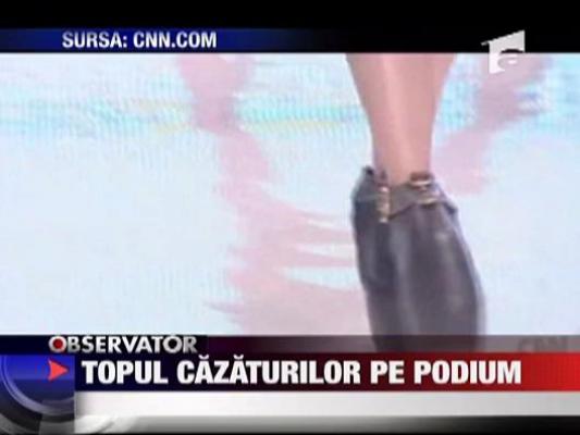 Topul cazaturilor pe podium