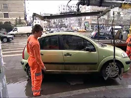 Taxele la masinile ridicate din Tucuresti