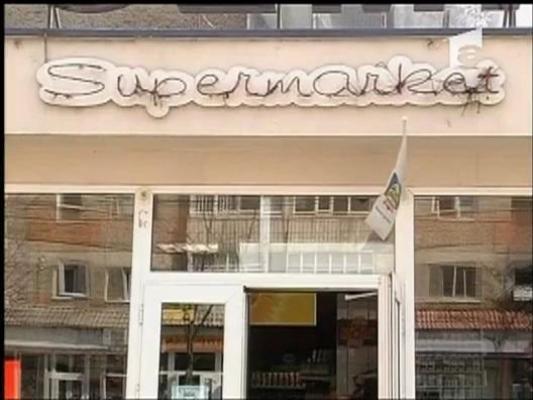 Panoul rusinii, intr-un supermarket din Iasi