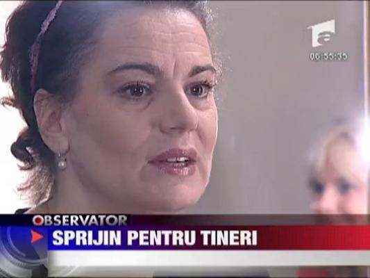 Maia Morgenstern, sprijin pentru tineri