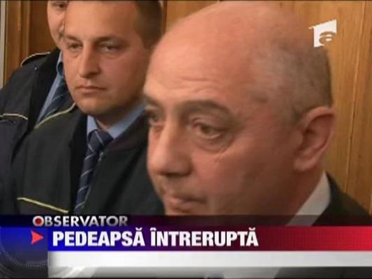 Pedeapsa intrerupta pentru Cristian Anghel