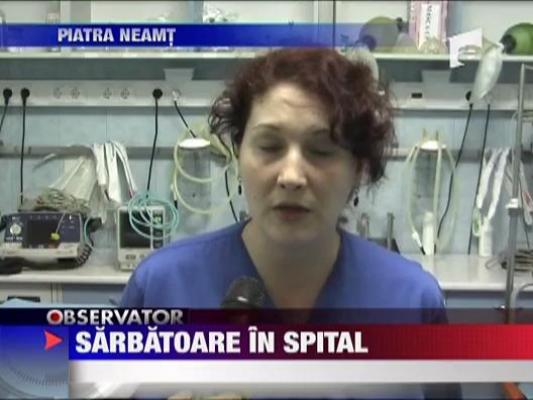Prima zi de Paste la spital