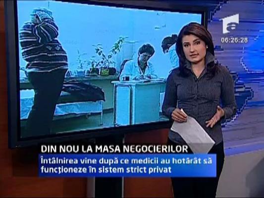 Medicii, la masa negocierilor