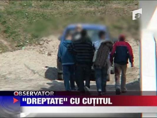 Conflict intre copii aplanat cu cutitul