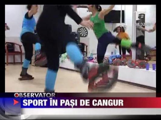 Sport in pasi de cangur