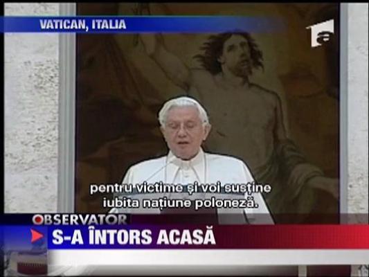 Presedintele Poloniei a ajuns acasa