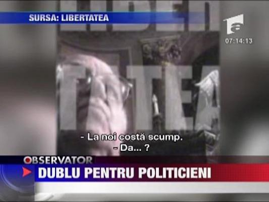 Botezul costa dublu pentru politicieni