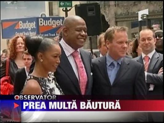 Prea multa bautura pentru Kiefer Sutherland