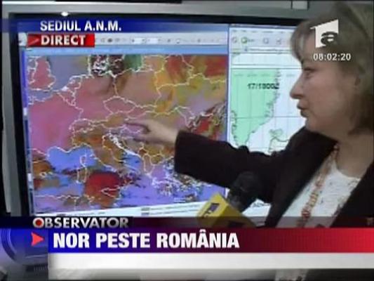 Nor de cenusa peste Romania