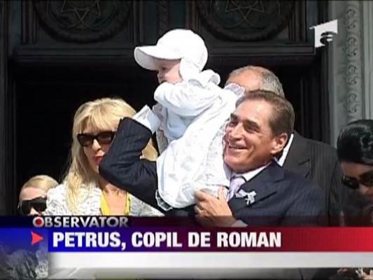 Petre Roman si-a botezat baiatul