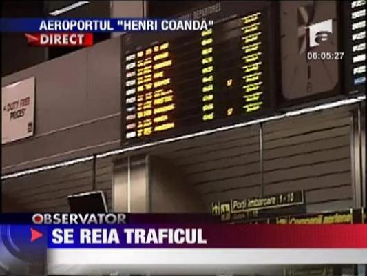 Se reia traficul aerian